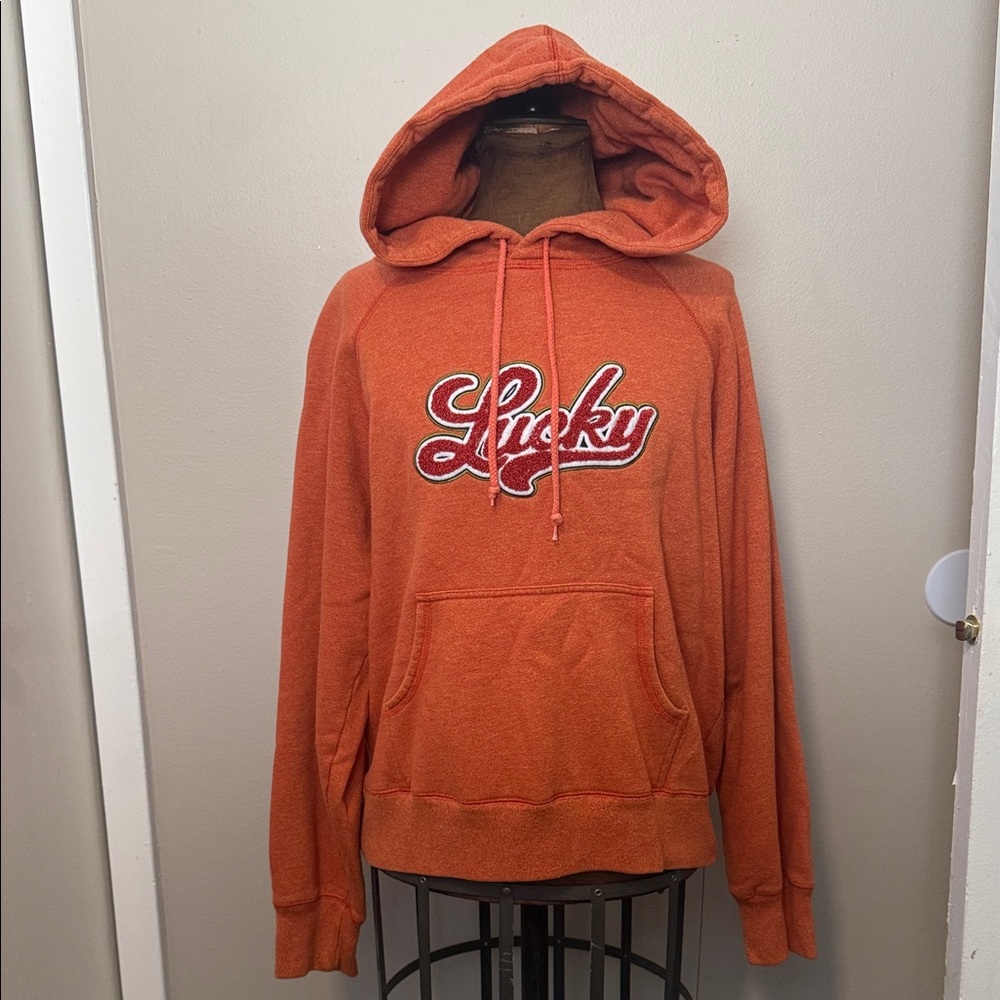 Lucky Brand Vibrant Orange Pullover